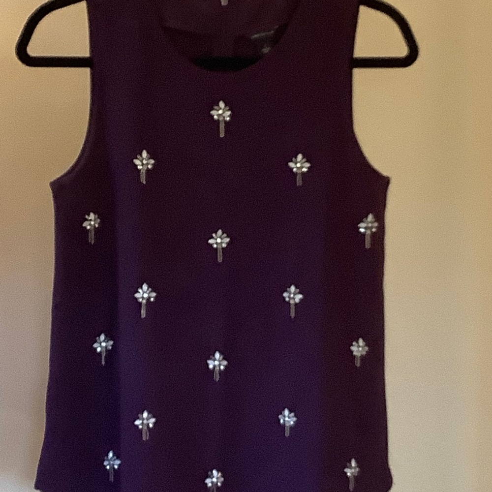 Purple beaded shell